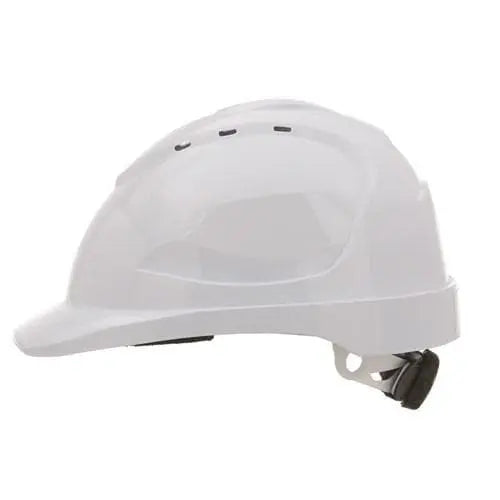 Pro Choice Hard Hat (V9) - Vented, 6 Point Rachet Harness, Type 2 Polycarbonate - HHV92 PPE Pro Choice WHITE